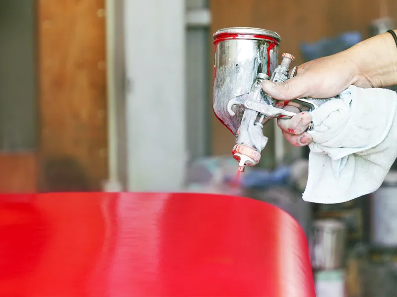 【サンプル画像】塗装の様子